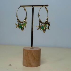 Oorbellen Beach Groen