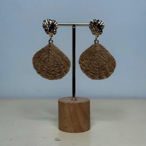 Oorbellen Doris Taupe