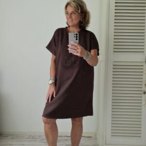 Dress Eva Bruin