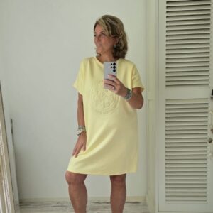 Dress Eva Geel