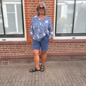 Blouse Roxanne Blauw