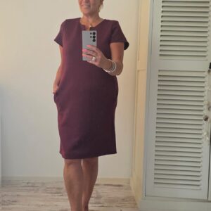 Jurk June Bordeaux
