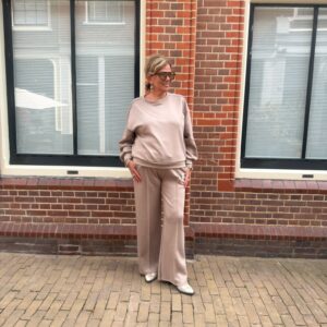 Tweedelig Pak Abby Taupe