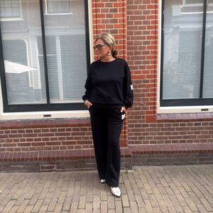 Tweedelig Pak Abby Zwart