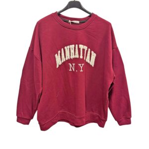 Trui Manhattan Bordeauxrood