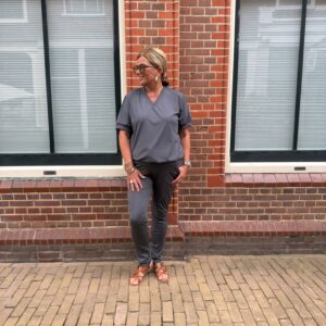 Tweedelig Pak Claudia Antraciet Grijs