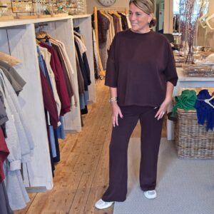 Top Mila Chocoladebruin