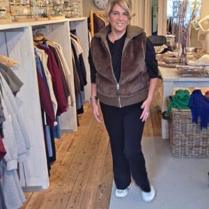 Bodywarmer Tessa Chocoladebruin