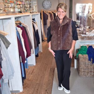 Bodywarmer Emilia Chocoladebruin