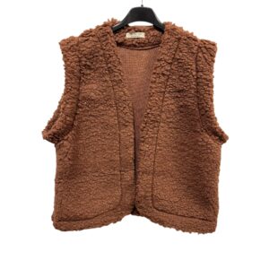 Gilet Billie Chocoladebruin