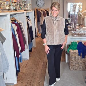 Bodywarmer Emilia Taupe