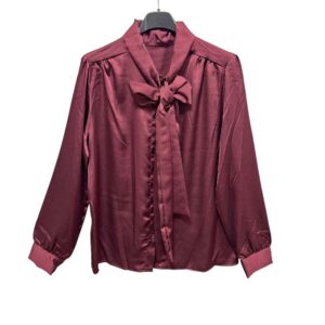 Blouse Floor Bordeauxrood