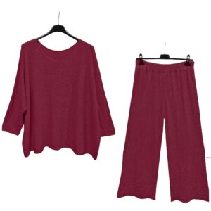 Tweedelig Pak Mara Bordeauxrood