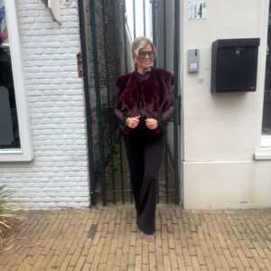 Gilet Amara Bordeauxrood