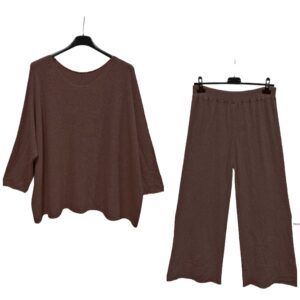 Tweedelig Pak Mara Chocoladebruin