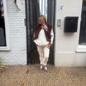 Gilet Amara Chocoladebruin