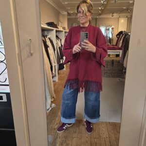 Vest Lily Bordeauxrood