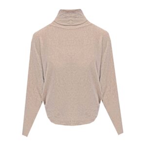 Vleermuismouw Trui Donna Beige
