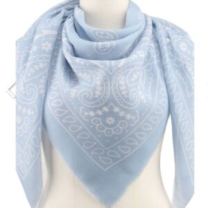 Shawl Elise Lichtblauw