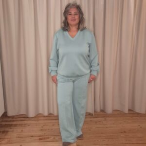 Tweedelig Pak Isa Zeeblauw