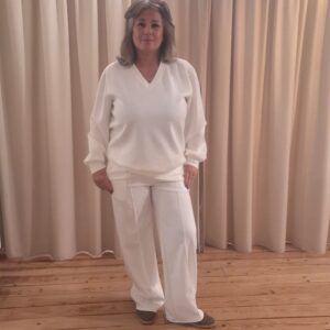 Tweedelig Pak Isa Wit