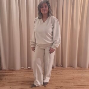 Tweedelig Pak Isa Roomwit