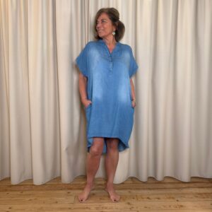 Jurk Feline Jeansblauw