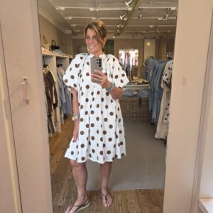Jurk Polkadot Wit