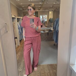 Broek Melanie Roestbruin