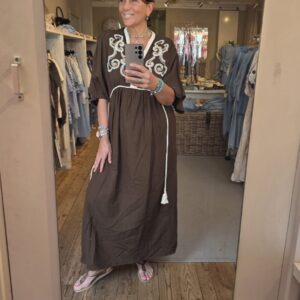 Jurk Sara Chocoladebruin
