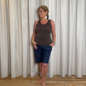 Top Julie Chocoladebruin