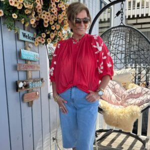 Blouse Claire Rood