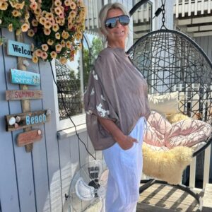 Blouse Claire Taupe