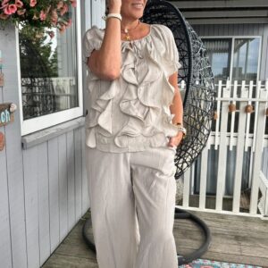 Tweedelig Pak Jamie Beige