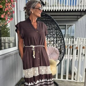 Jurk Carly Chocoladebruin