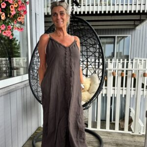 Jurk Luna Chocoladebruin