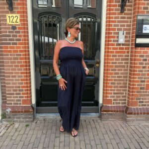 Jumpsuit Claudia Donkerblauw