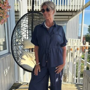 Tweedelig Pak Demi Donkerblauw
