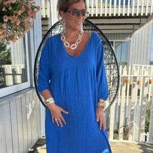 Jurk Bibi Kobaltblauw