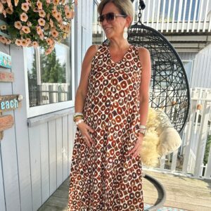 Jurk Loua Roestbruin