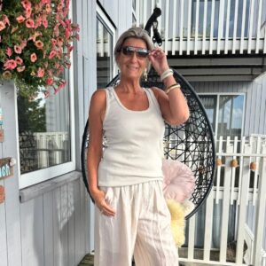 Broek Celine Roomwit