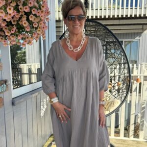 Jurk Bibi Taupe