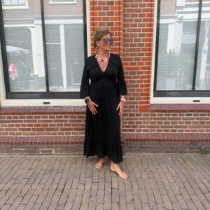 Jurk Monique Zwart
