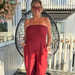 Jumpsuit Claudia Bordeauxrood