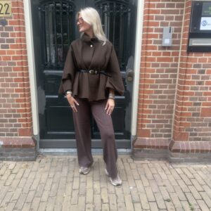 Trenchcoat April Donkerbruin
