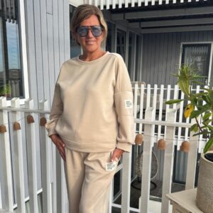 Tweedelig Pak Emily Beige