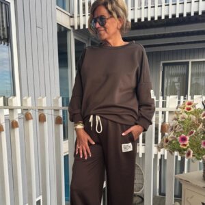 Tweedelig Pak Emily Chocoladebruin