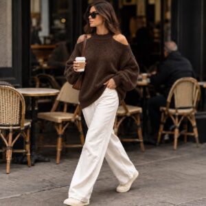 Trui June Chocoladebruin