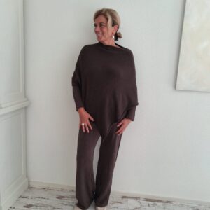 Poncho Lieke Chocoladebruin