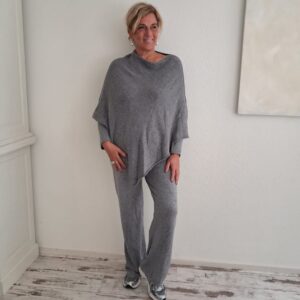 Poncho Lieke Grijs